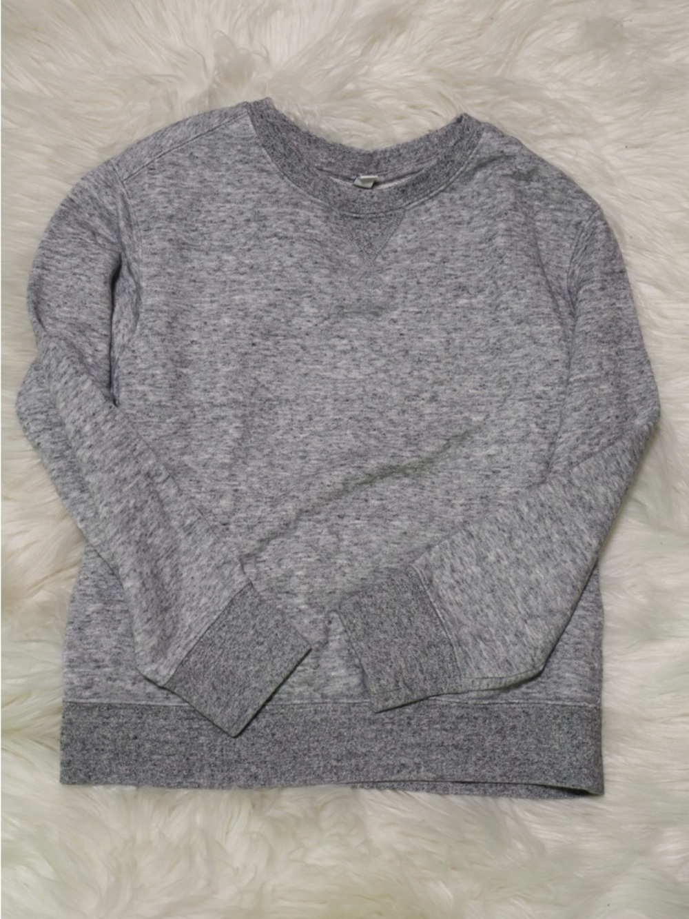 Uniqlo Light Heather Gray Crewneck Sweater